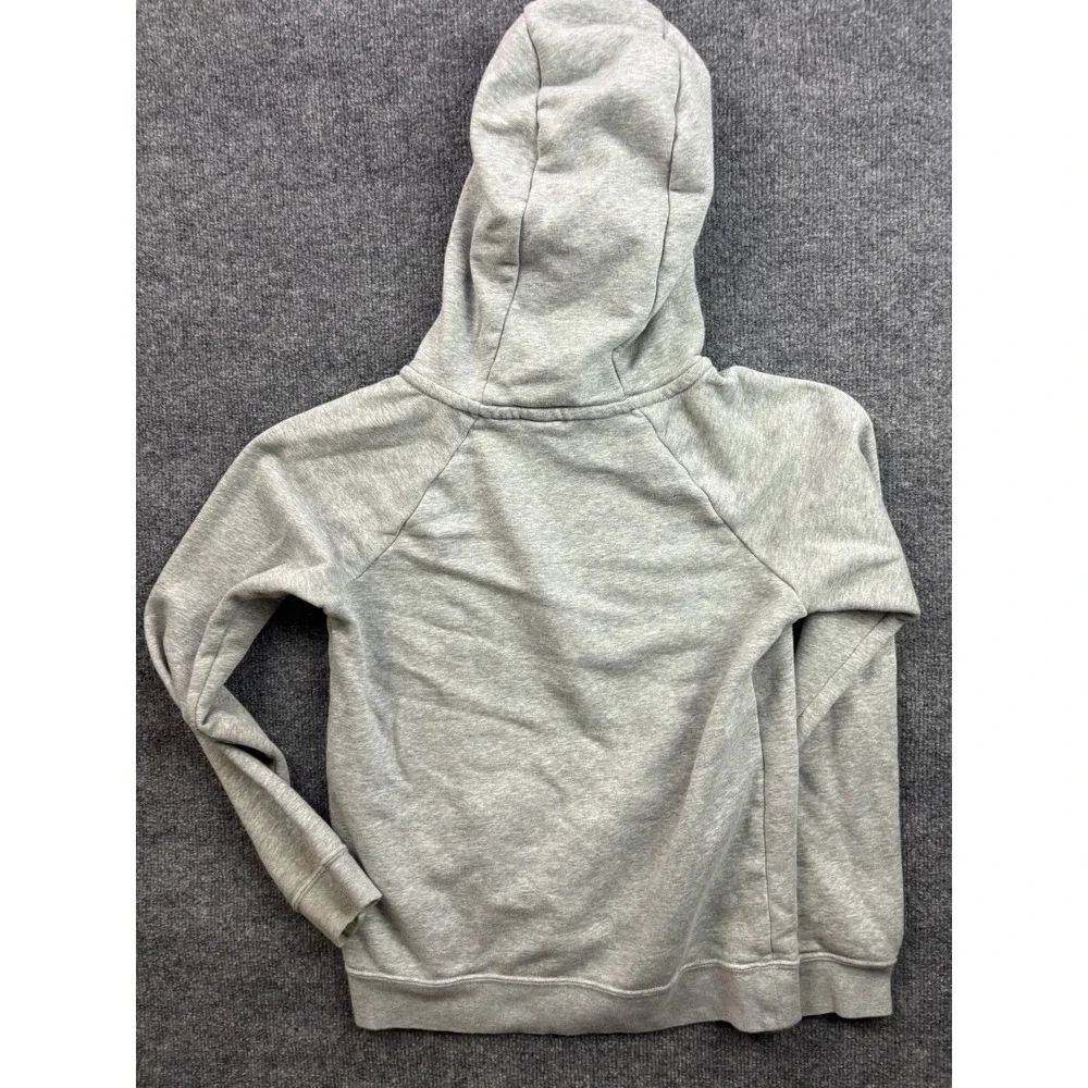 Nike Hoodie Womens XS Gray Pullover Fleece Logo Sweatshirt